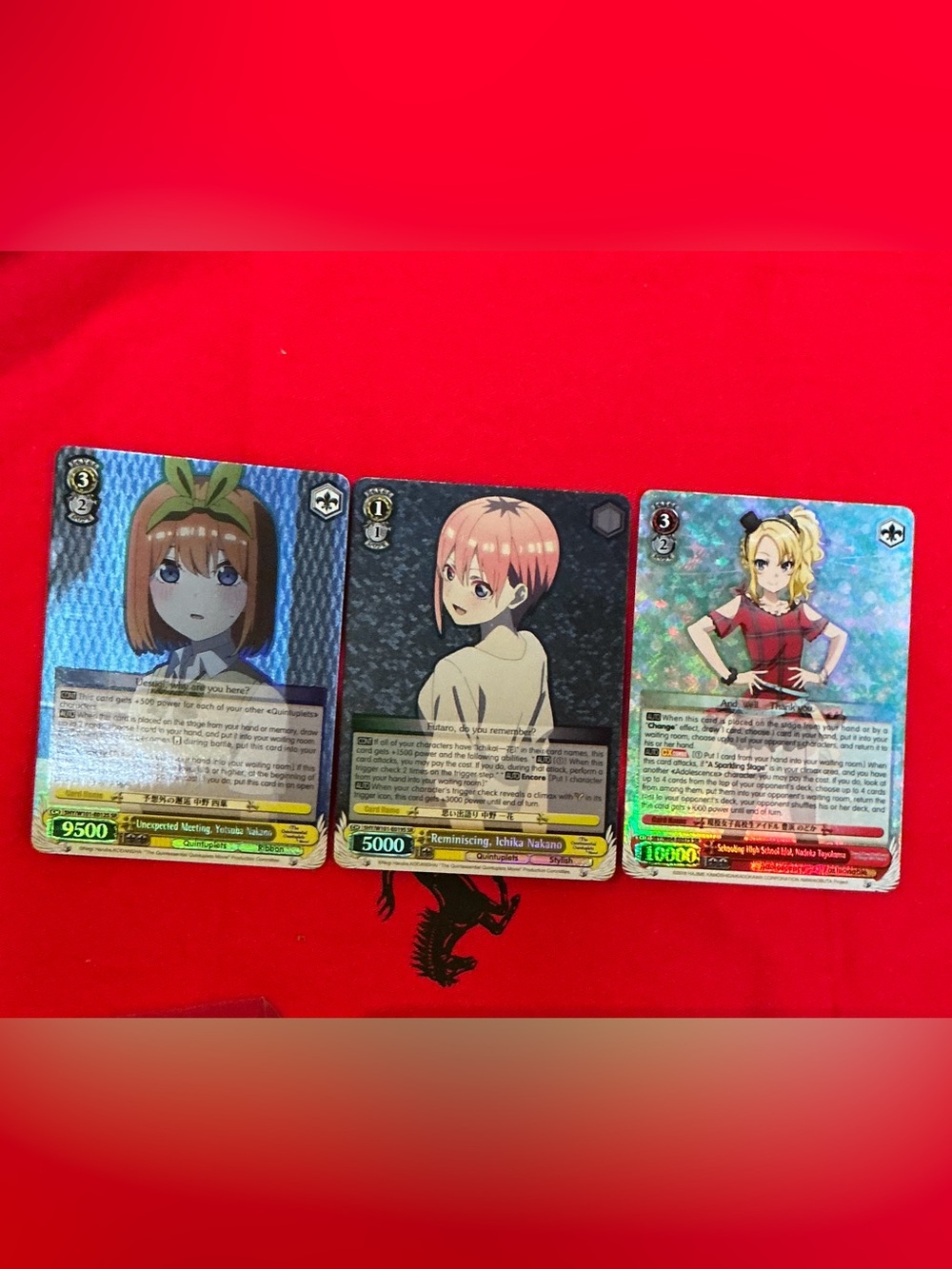 Weiss Schwarz Reminiscing Ichika Nakano Foil Card & more Holographic Game Cards